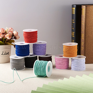 10 Rolls 10 Colors Polyester Elastic Cords(EW-CD0001-01)-5