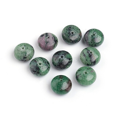 12mm Rondelle Ruby in Zoisite Beads