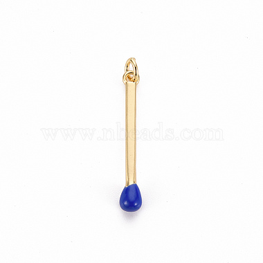 Real 16K Gold Plated Blue Others Brass+Enamel Pendants