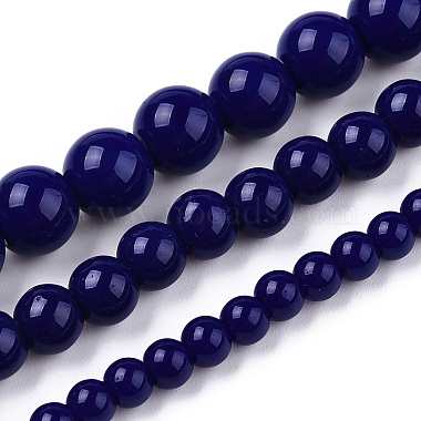 Opaque Solid Color Glass Beads Strands(X-GLAA-T032-P6mm-03)-4