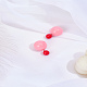 1Pair Plastic Round Stud Earrings(EJEW-LP0012-06C)-3