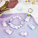 10Pcs 5 Colors Silicone Beads(SIL-SC0001-13)-5
