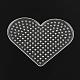 Heart ABC Plastic Pegboards used for 5x5mm DIY Fuse Beads(DIY-Q009-14)-2