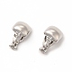 Alloy Clip-on Earring Findings(PALLOY-M208-05P)-2