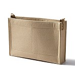 Felt Organizer Insert, Felt Bag Organizer, Handbag & Tote Shaper, with D-Ring Clasp, Rectangle, Wheat, 24x5x16cm(FIND-WH0120-14B)