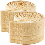 PE Grain Contact Paper, Wall Stickers, for Shelf Liner Dresser Drawer Locker, Navajo White, 100x5.5mm, 2.3m/roll(DIY-WH20013-15A)