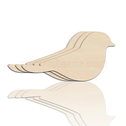 Wood Wall Art Decorations, Home Hanging Ornaments, Bird Pattern, 156x293mm(HJEW-WH0070-008)