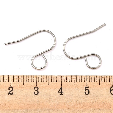 316 crochets de boucle d'oreille en acier inoxydable chirurgical(STAS-D093-01A-P)-3