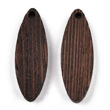 Natural Wenge Wood Pendants(WOOD-T023-35)-2