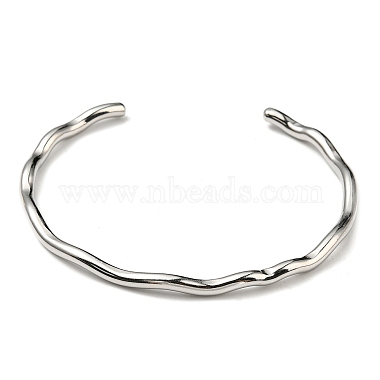 bracelets manchettes en acier inoxydable anti-ternissement 304(BJEW-H323-01P)-6