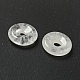 Natural Quartz Crystal Rock Crystal Donut/Pi Disc Charms(G-G142-01W)-2