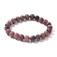 Abalorios rhodonite naturales brazalete tramo de(X-BJEW-F380-01-B16)-6