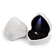 Heart Shaped Plastic Ring Storage Boxes(CON-C020-01D)-1