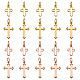 BENECREAT 32Pcs 4 Style Brass Pendants(KK-BC0002-59)-2