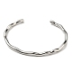 bracelets manchettes en acier inoxydable anti-ternissement 304(BJEW-H323-01P)-6