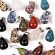 20pcs 10 pendentifs de pierres précieuses naturelles de style(G-LS0002-13)-5