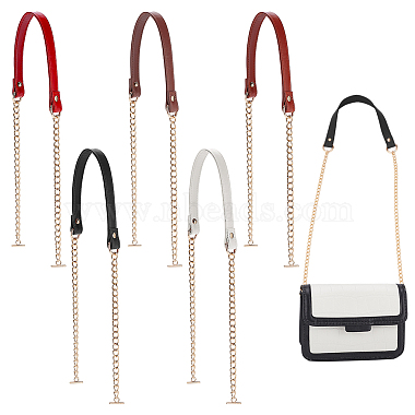 Mixed Color Imitation Leather Bag Handles