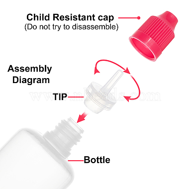 Благотворительная пластиковая бутылка для жидкости(DIY-BC0004-13)-4