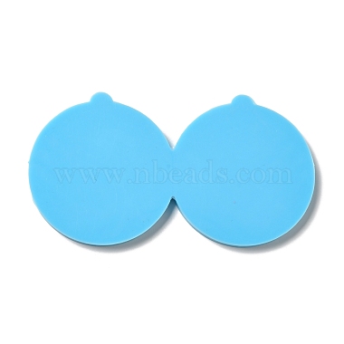 DIY Hollow-out Flat Round Pendant Silicone Molds(DIY-I099-37)-3