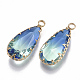 Pendentifs en verre deux tons(GLAA-S179-02A)-2