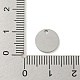 anlaufgeschützte 304 Edelstahlanhänger(FIND-M017-02P-G)-3