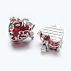 Heart Brass Enamel Prayer Box Pendants(KK-24X21)-4