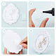 Fingerinspire 2 Sets 2 Style Resin Earring Jewelry Cameo Display Stand(EDIS-FG0001-49)-5