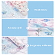 Flower Pattern Polyester Fabric(DIY-WH0453-36A)-4