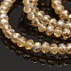 Pearl Luster Plated Faceted Rondelle Glass Beads Strands(GLAA-A024D-PL01)-1