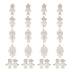 PandaHall Jewelry 20Pcs 5 Style 304 Stainless Steel Pendants & Link Connectors(STAS-PJ0001-19)-1