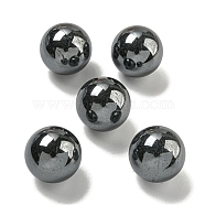 Non-magnetic Synthetic Hematite Round Ball Figurines Statues for Home Office Desktop Decoration, 20mm(G-P532-02A-05)