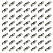 304 Stainless Steel Ball Chain Connectors, Stainless Steel Color, 9x3.5x3mm, Fit for 2.4mm ball chain(STAS-YW0001-76P)