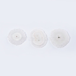 Natural Solar Quartz Beads, Dyed, Druzy Quartz Slices, for Wire Wrapped Pendant Making, No Hole/Undrilled, Nuggets, Clear, 38.5~46.5x38~45x4~6.9mm(G-I267-A03)