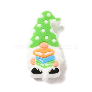 Lime Gnome Silicone Beads