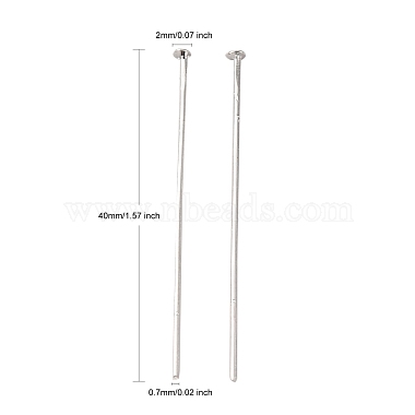 Iron Flat Head Pins(IFIN-R217-0.7x40-P-NF)-2