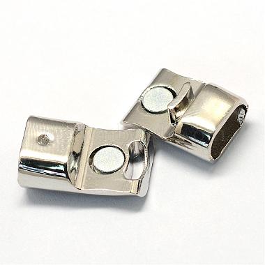 Alloy Magnetic Clasps with Glue-in Ends(PALLOY-R089-06P)-3