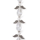 Angel Fairy Shape Electroplate Transparent Glass Beads Strands(AJEW-JB01172-02)-1