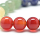 Natural Gemstone Stretch Bracelets(G-S263-24)-2