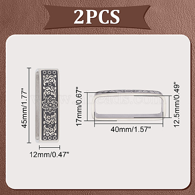 304 Stainless Steel Loop Keepers(FIND-WH0126-438A)-3