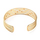 304 Stainless Steel Multi Line Cuff Bangle with Enamel(BJEW-F457-30G)-2