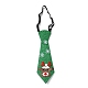 cravate en tissus non tissés sur le thème de Noël(AJEW-L092-A03)-1