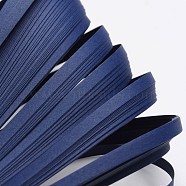 Quilling Paper Strips, Midnight Blue, 530x5mm, about 120strips/bag(DIY-J001-5mm-B07)