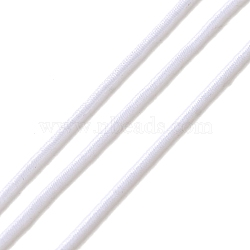 Elastic Cord, White, about 1mm thick, about 25.15~27.34 yards(23~25m)/bundle(X-YRB1MM-6)