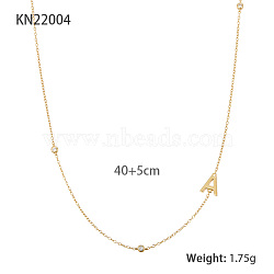 S925 Silver Diamond Letter Necklace Simple and Elegant Clavicle Chain(EU2123-1)