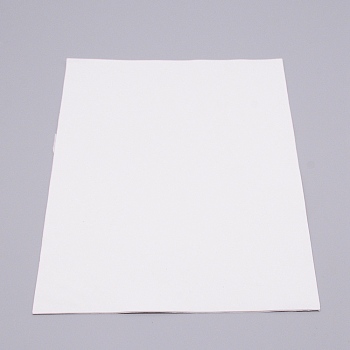 Silicone Single Side Board, with Adhesive Back, Rectangle, White, 300x210x1mm