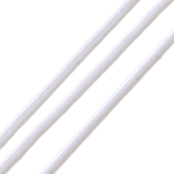 Elastic Cord, White, about 1mm thick, about 25.15~27.34 yards(23~25m)/bundle