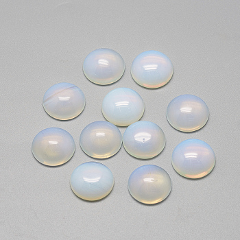 Opalite Cabochons, Half Round/Dome, 6x3~4mm