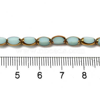 perles en verre plaquent brins(EGLA-P061-02A-11)-4