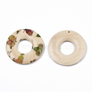 Fruit Seris Printed Wood Pendants(X-WOOD-S045-105H)-2
