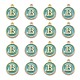 Golden Plated Alloy Enamel Charms(ENAM-S118-05B)-2